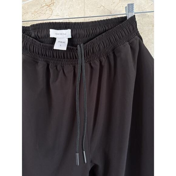 Italic Men’s Black Stride Athletic Shorts 9” Large - Workout Active Quiet Luxury - Picture 6 of 8